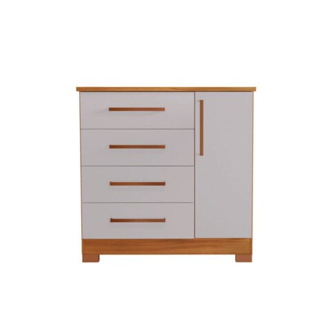 Cómoda Zapatera 1 Puerta 4 Cajones NT5185 Notavel Freijo Trend|Off White Cómoda Zapatera 1 Puerta 4 Cajones NT5185 Notavel Freijo Trend|Off White