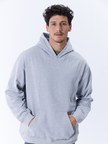 Canguro deportivo oversize Gris Melange
