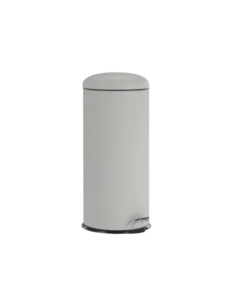 PAPELERA CILINDRICA 30LT ACERO GRIS CLARO PAPELERA CILINDRICA 30LT ACERO GRIS CLARO