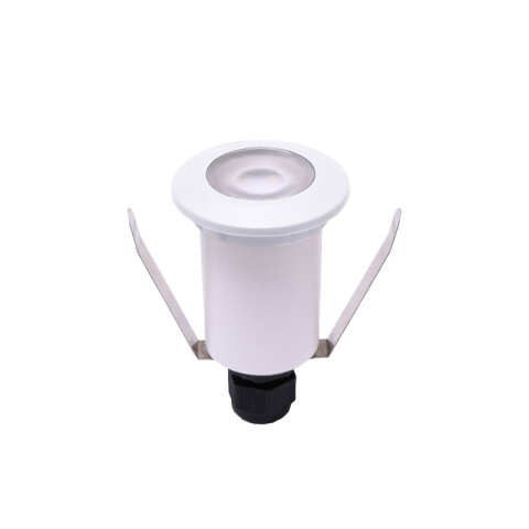 Luminaria embutir para techo blanca 1,7W cálida Ø50mm IP55 FL0949