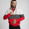 Campera felpa rojo