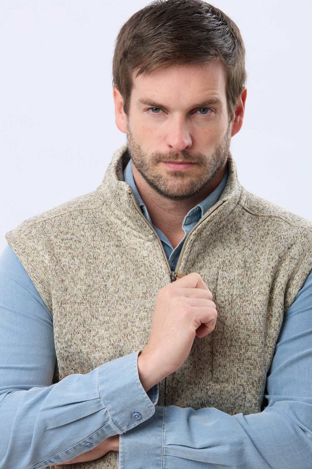 CHALECO FELPA ESPECIAL Beige