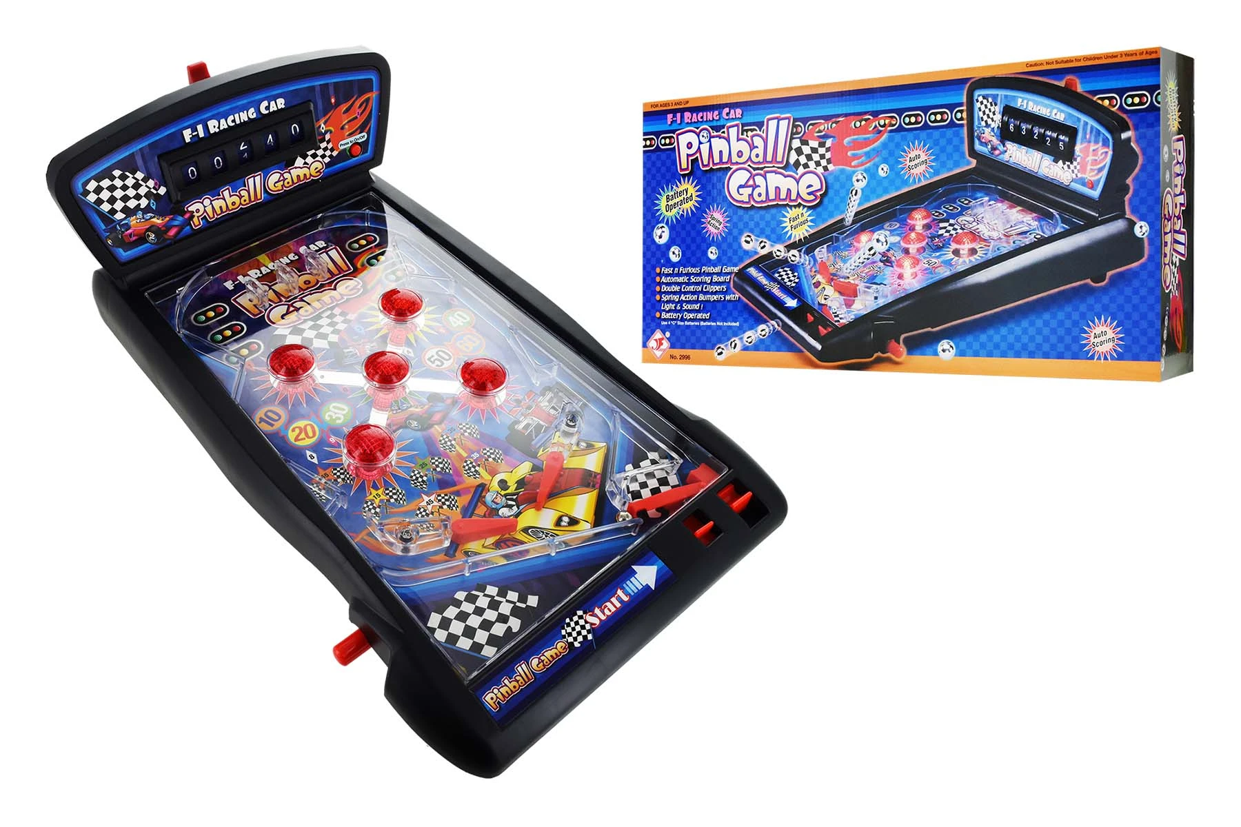 PINBALL GAME DE MESA F1 RACING CAR CAJA 1606-2996 