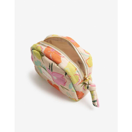 Porta Cosméticos Estampado Flores