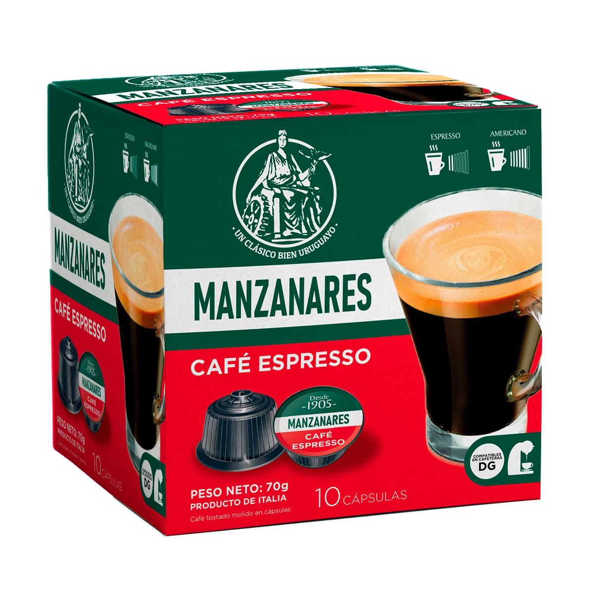 Cápsulas de Café Manzanares Expresso X10U 