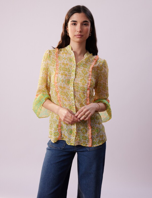 Blusa Printed VERDE/MULTI
