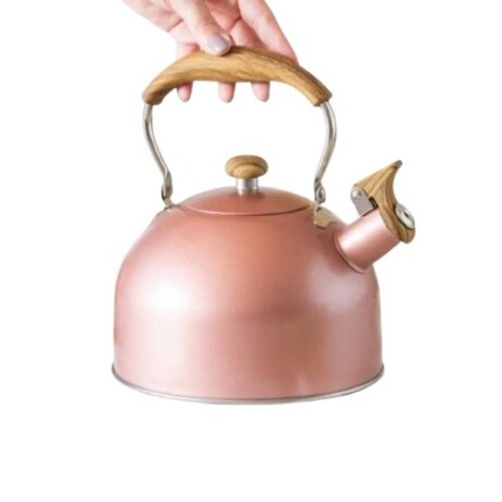 Pava Caldera Sonifer 2.5l Silbato Acero Inoxidable Inducción Rosa