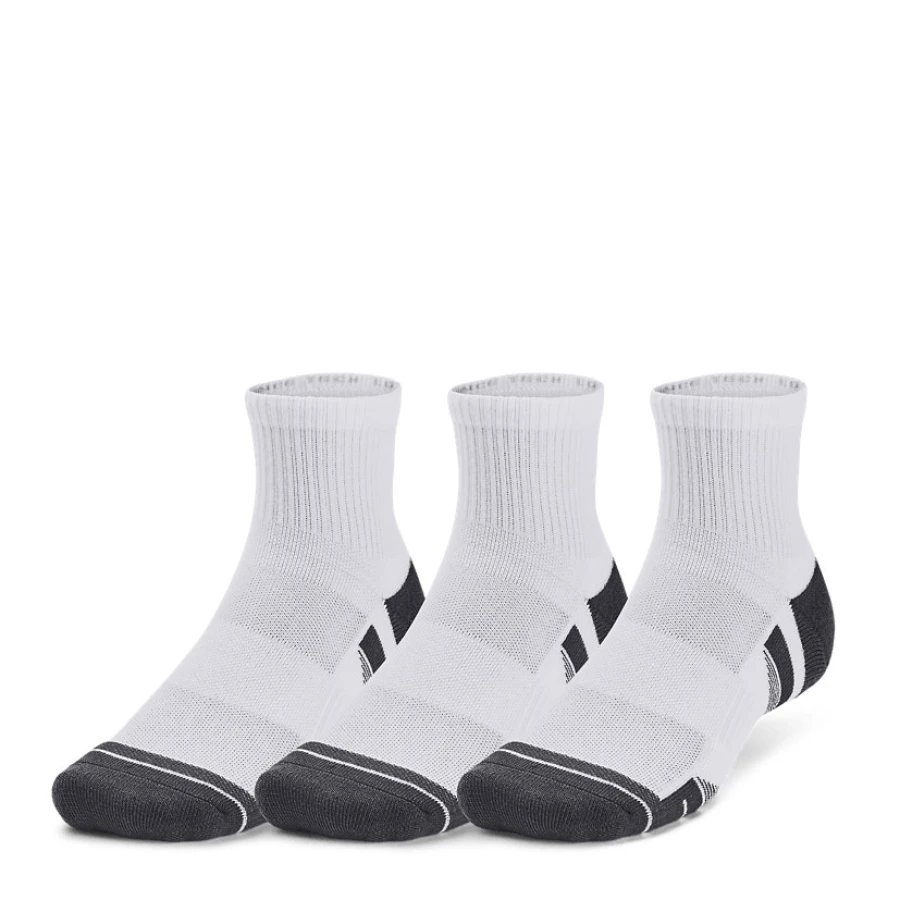 Medias Unisex Under Armour x3 Performance Tech Blanco