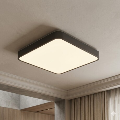 Plafón LED cuadrado a control remoto varias funciones 32w Plafón LED cuadrado a control remoto varias funciones 32w