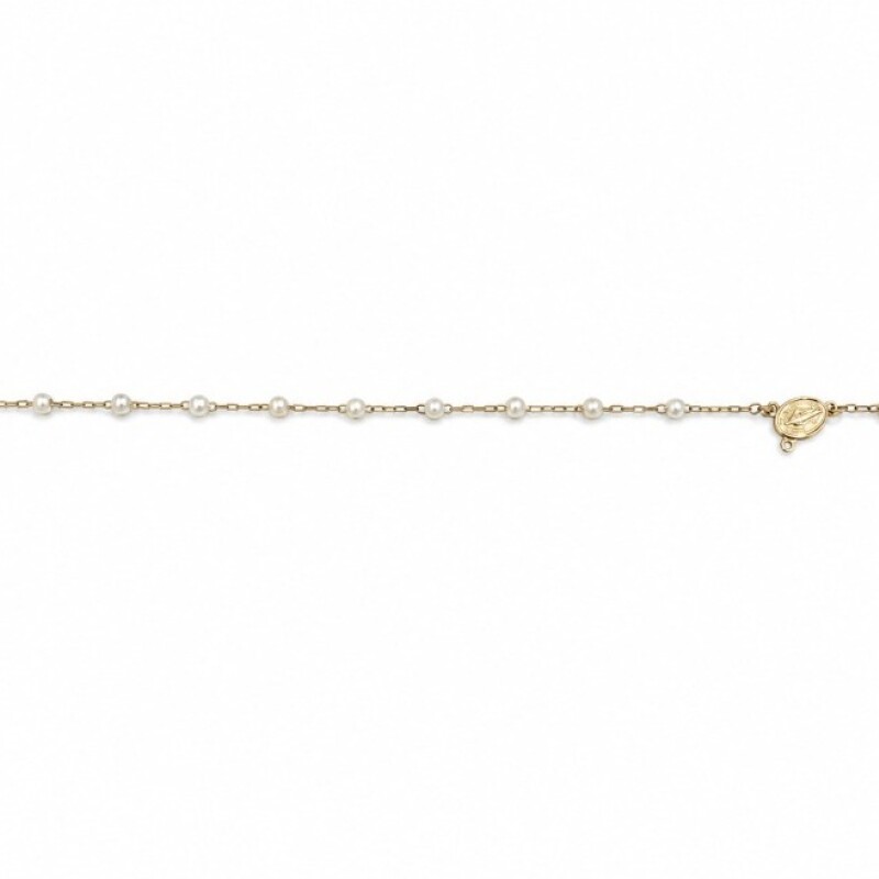 Pulsera Rosario con perlas de cultivo Pulsera Rosario con perlas de cultivo