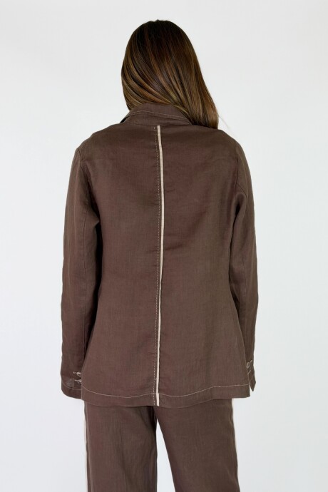 BLAZER CAILA Chocolate