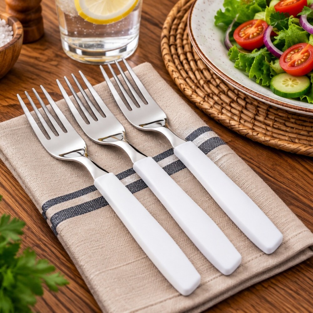 Piemonte Set 3 Tenedores Blanco 20310/6 Piemonte Set 3 Tenedores Blanco 20310/6
