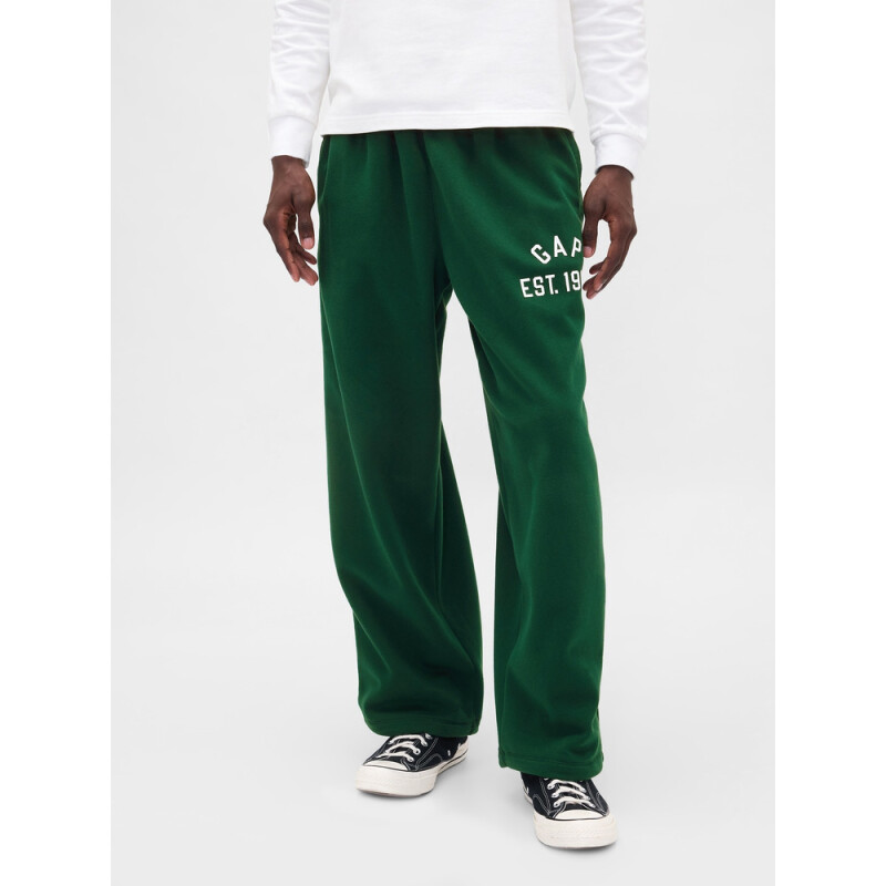 J - EST1969 LOGO BAGGY PANT EVERGREEN GLAMOUR