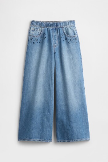 Jean Baggy Niña Medium Wash