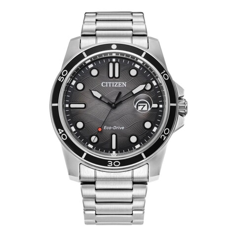 Reloj Citizen Eco-Drive AW1816-89E para hombre con correa de acero Negro