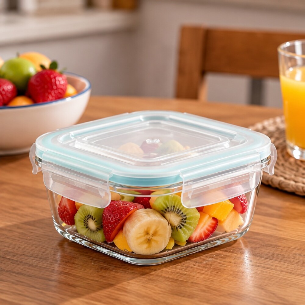 Vianda cuadrada con tapa 320 ml 12 cms MC4003CC-2 Vianda cuadrada con tapa 320 ml 12 cms MC4003CC-2