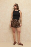 SHORT KETTY PRINT Animal Print