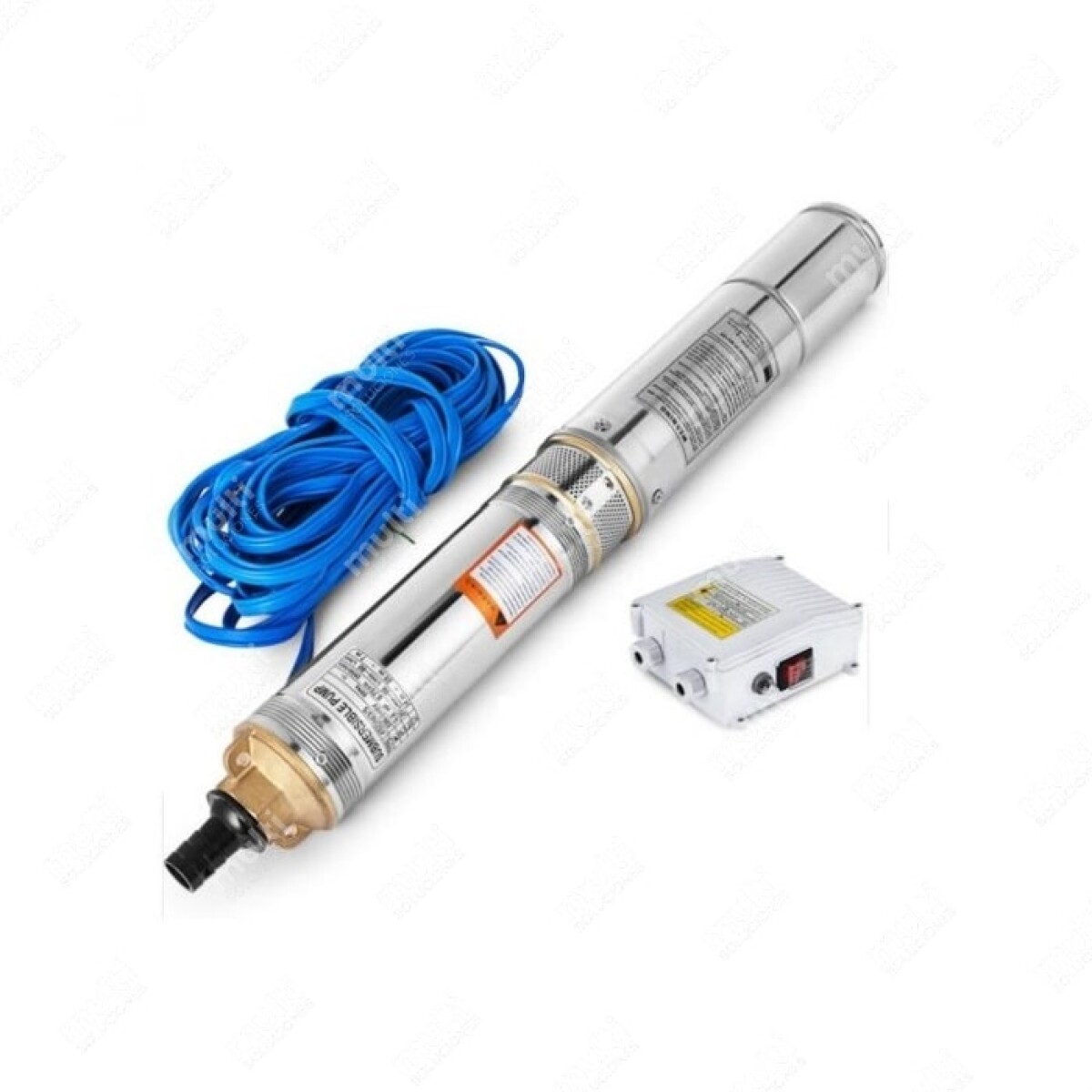 Bomba sumergible inox.1/2 HP c/cable 35 mts/caj 