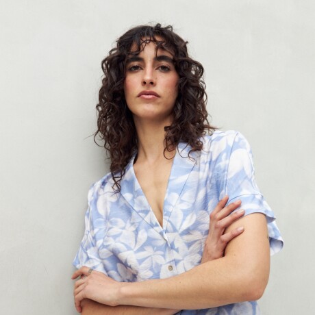 CAMISA CALIX PRINTED Azul Lavado