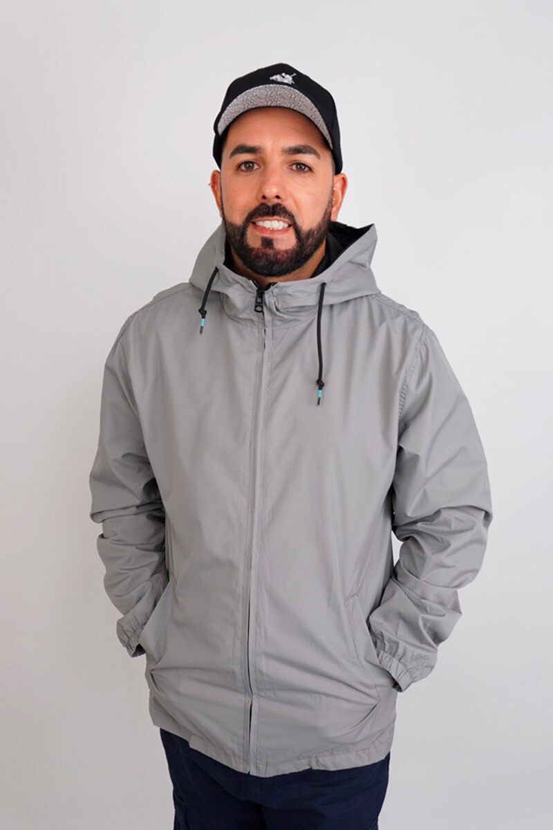 Campera de Nylon - Gris 