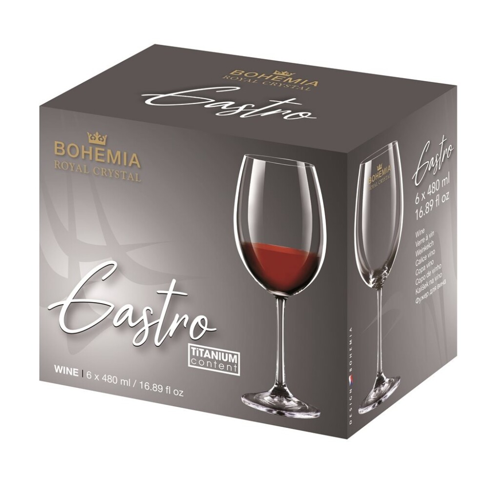 Set 6 Copas Vino - 480 ml Bohemia Set 6 Copas Vino - 480 ml Bohemia