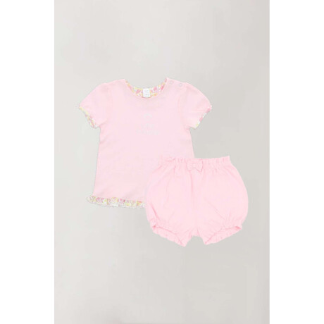 Set t-shirt + short Rosado