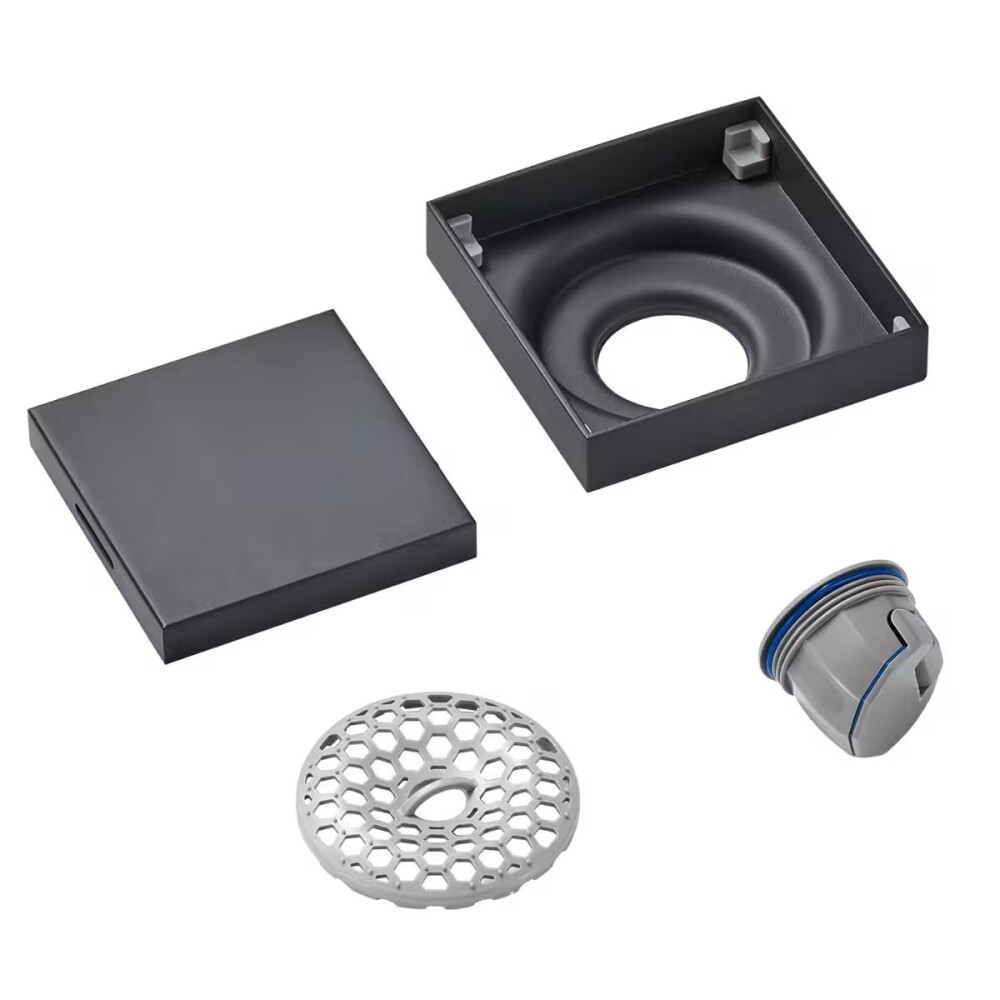 Rejilla ciega o para revestir Negro Mate 10x10 DMC Rejilla Ciega O Para Revestir Negro Mate 10x10 Dmc