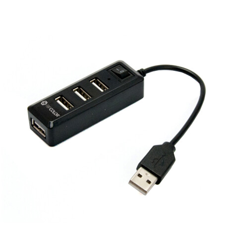Hub 4 Puertos USB 2.0 Unica