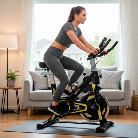 Bicicleta Spinning Expert Fitness Tempest 13Kg Profesional Regulable Pulsómetro Gym002019