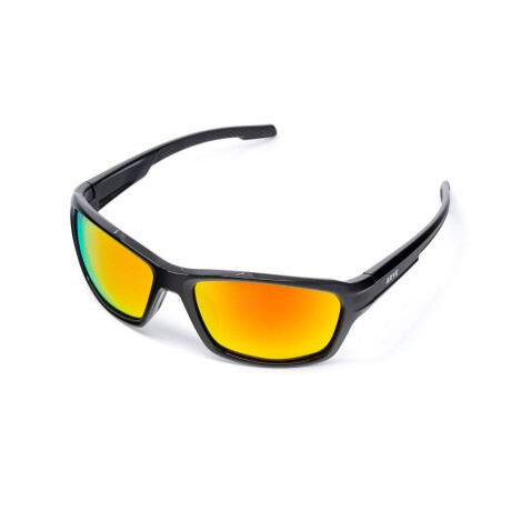 Lentes de Sol Arye Polarizados Armazón Negro Mate Mate Rojo