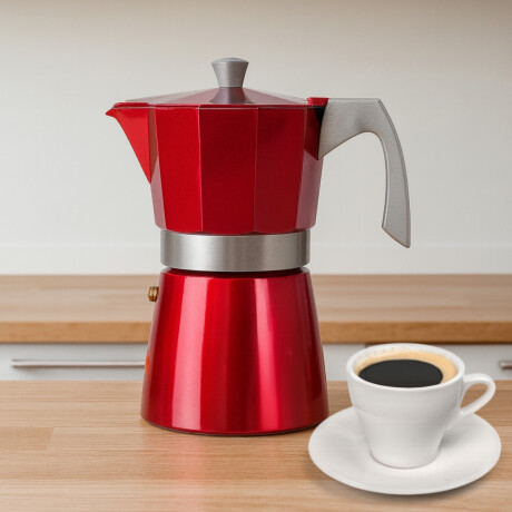 Cafetera Expreso Evva 900 ml Roja Ibili Cafetera Expreso Evva 900 ml Roja Ibili