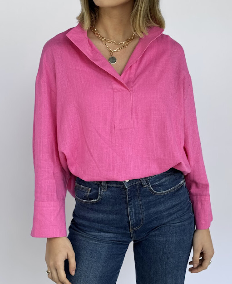 Camisa Sicilia fucsia