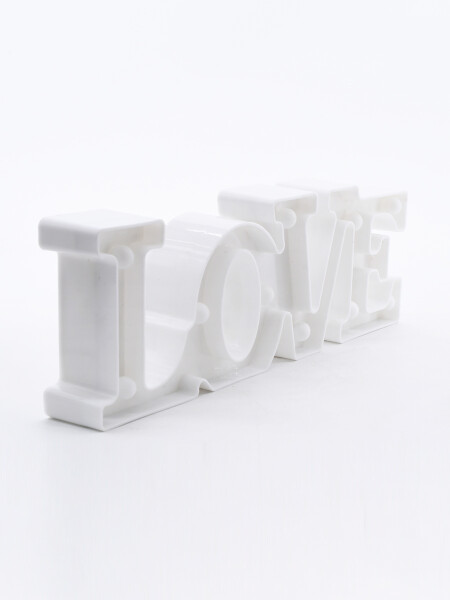 LOVE LUMINARIA CORPOREA BLANCO