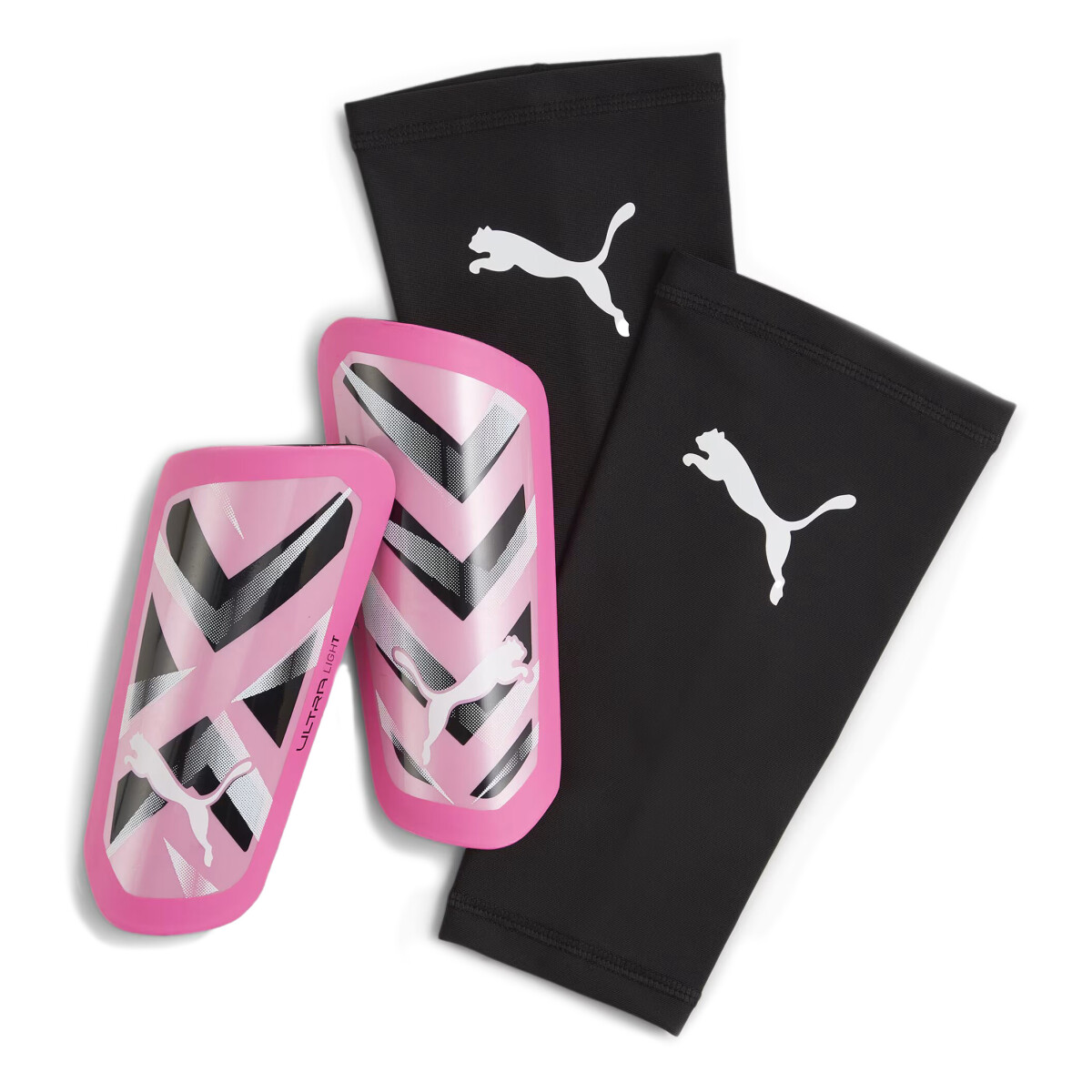 Canilleras Puma Ultra Light Sleeve - Rosado - Blanco - Negro 