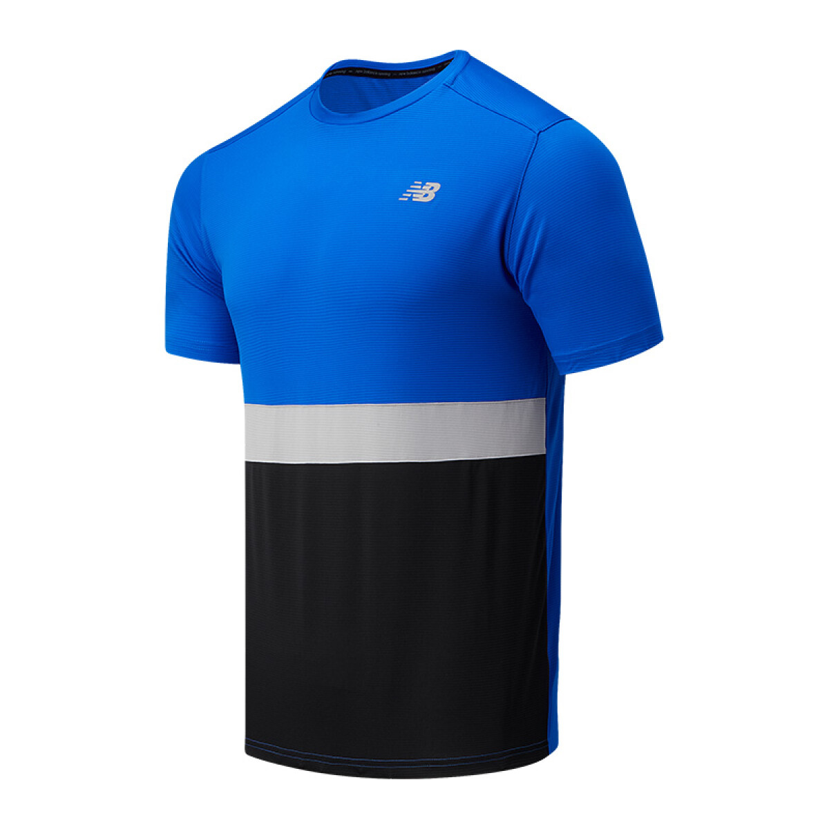 Remera de Hombre New Balance - STRIPED ACCLERATE- MT03207CO - COBALT 