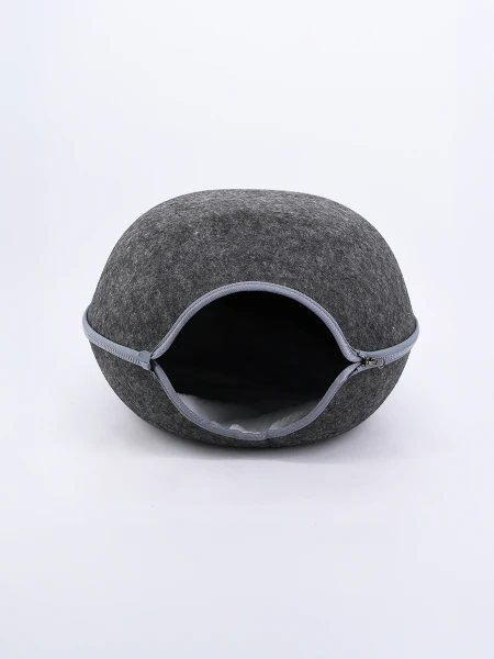CAMA PARA GATO GRIS