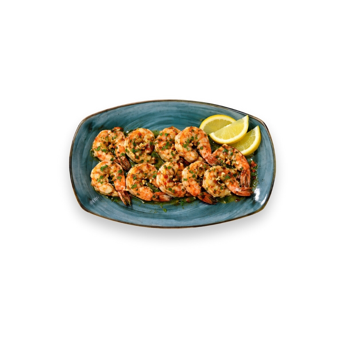 Bandeja de Porcelana Azul 36 x 25 cm 