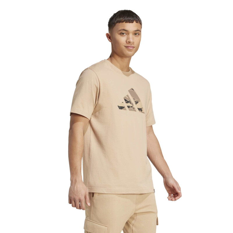 Remera Adidas T de Hombre - JM6382 Beige