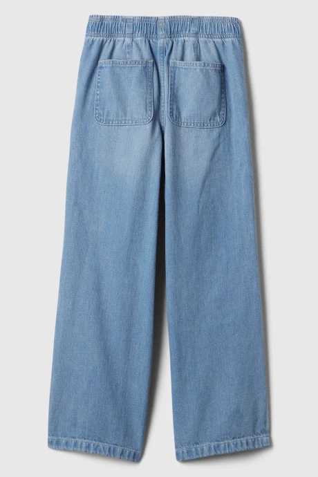 Jean Easy Wide Pull On Niña Medium Wash