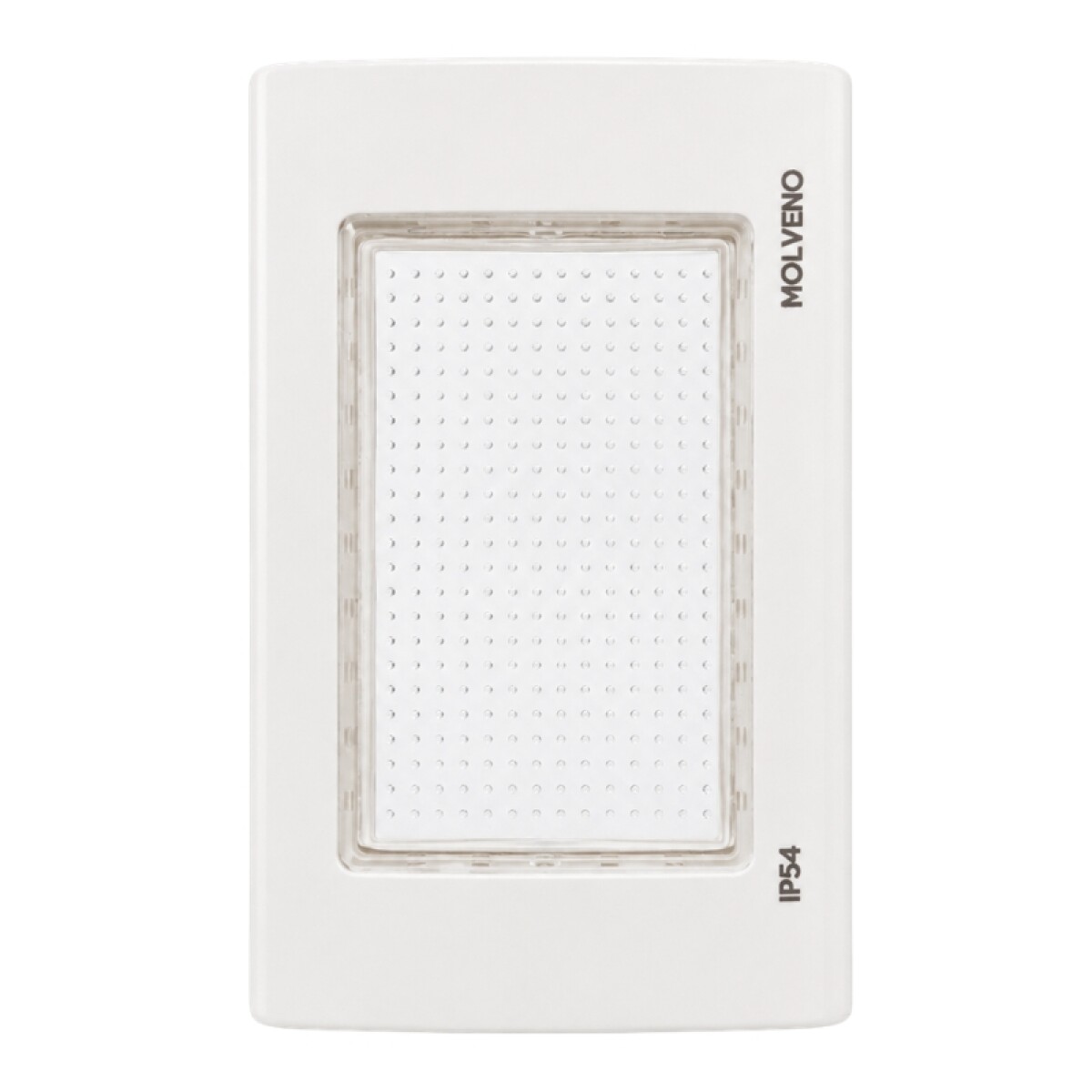Plaqueta Embutir IP54 con Membrana Atenea Blanca 