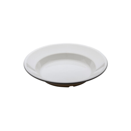 Plato Hondo de Policarbonato Blanco 22.9 cm Plato Hondo de Policarbonato Blanco 22.9 cm