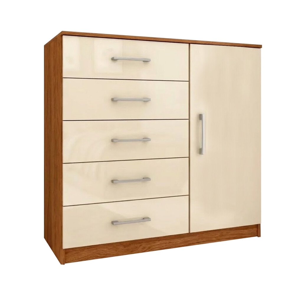 CÓMODA CAJONERA GUARDARROPA 5 CAJONES 1 PUERTA DEMOLICION