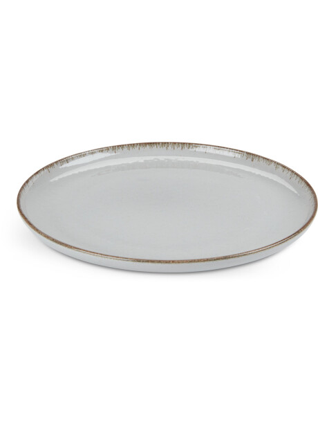Plato FERDUS Ø27cm porcelana gris Plato FERDUS Ø27cm porcelana gris