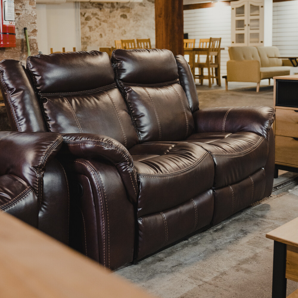 Sofá Recliner 2 Cuerpos - Royal Marron