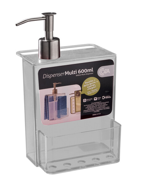DISPENSADOR DE JABON RETRO 600ML CRISTAL COZA DISPENSADOR DE JABON RETRO 600ML CRISTAL COZA