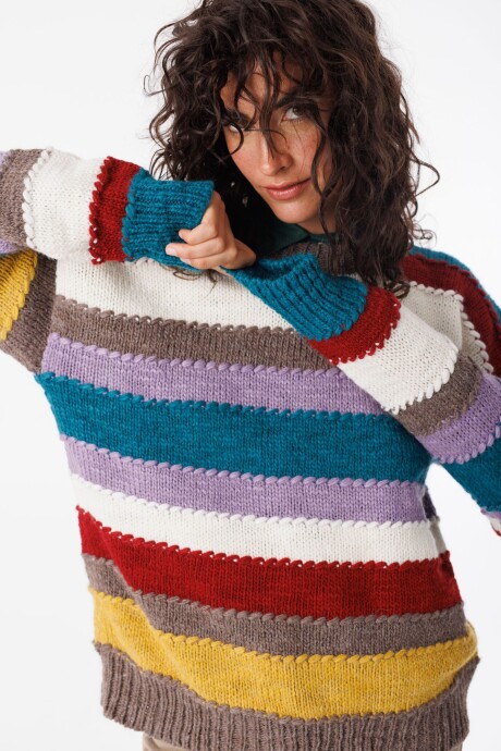 Sweater Funny Multicolor