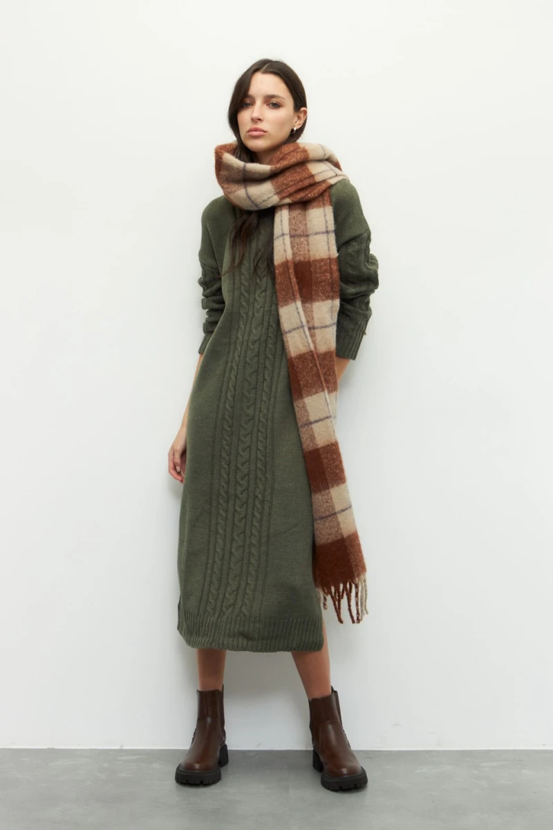 VESTIDO JEX Verde Oscuro