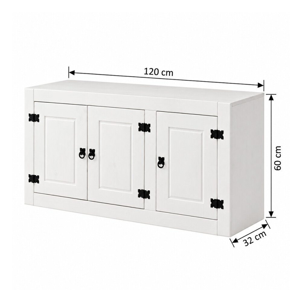 MUEBLE AÉREO DE COCINA 3 PUERTAS/ COLOR BRANCO Mueble Aéreo De Cocina 3 Puertas/ Color Branco