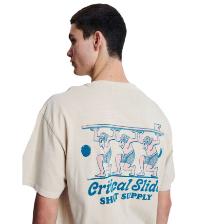 Remera Critical Slide Supply Beige