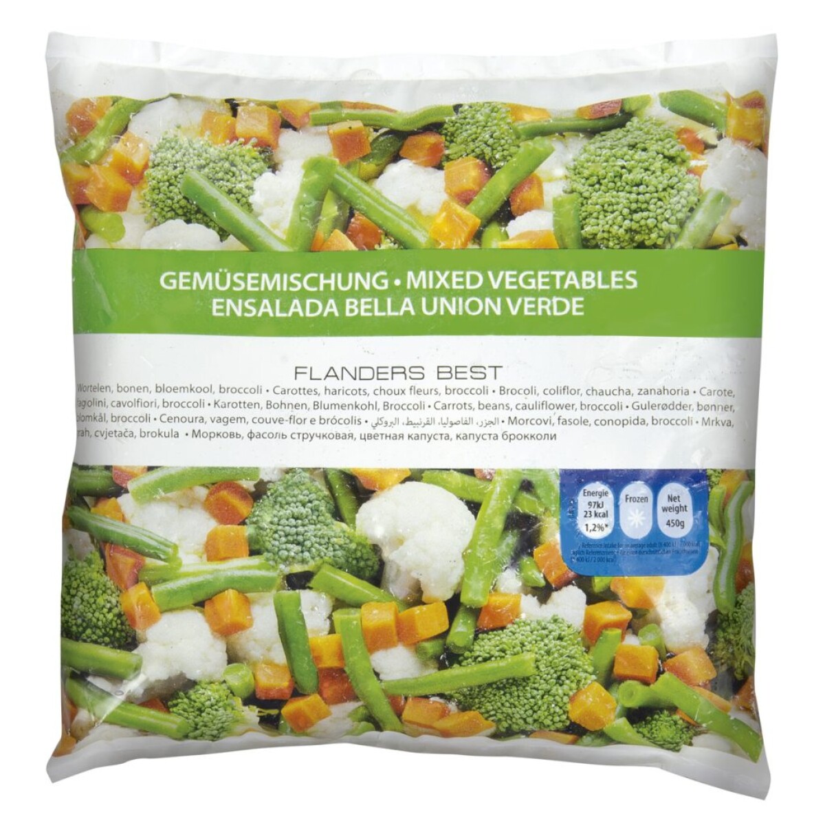 Ensalada Mix Verde Flanders - 450 gr 